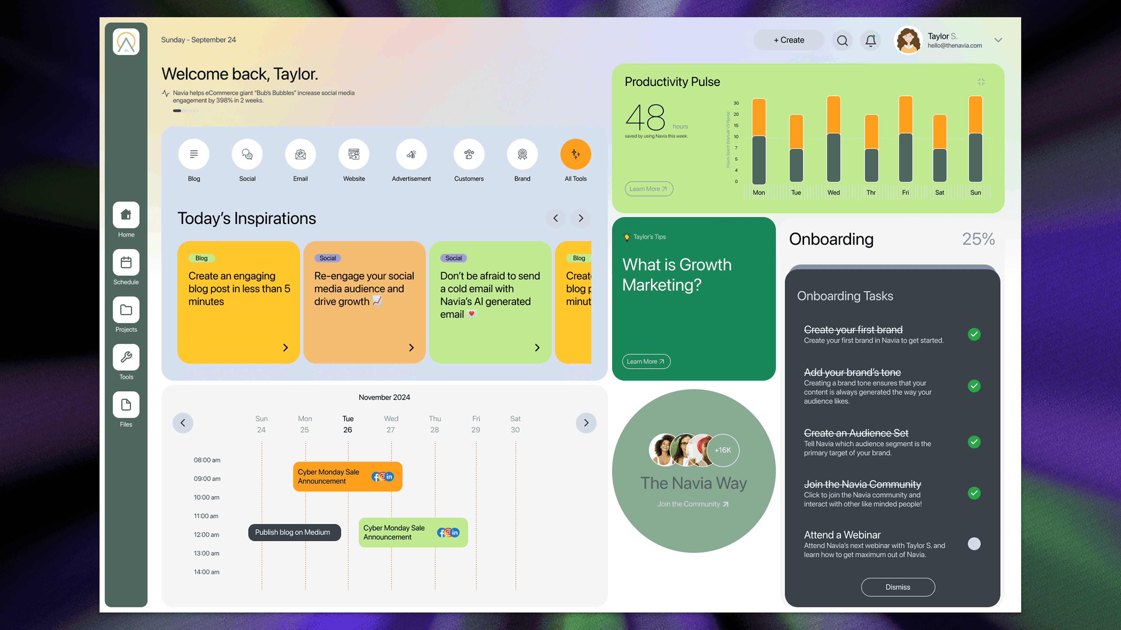 Navia Dashboard