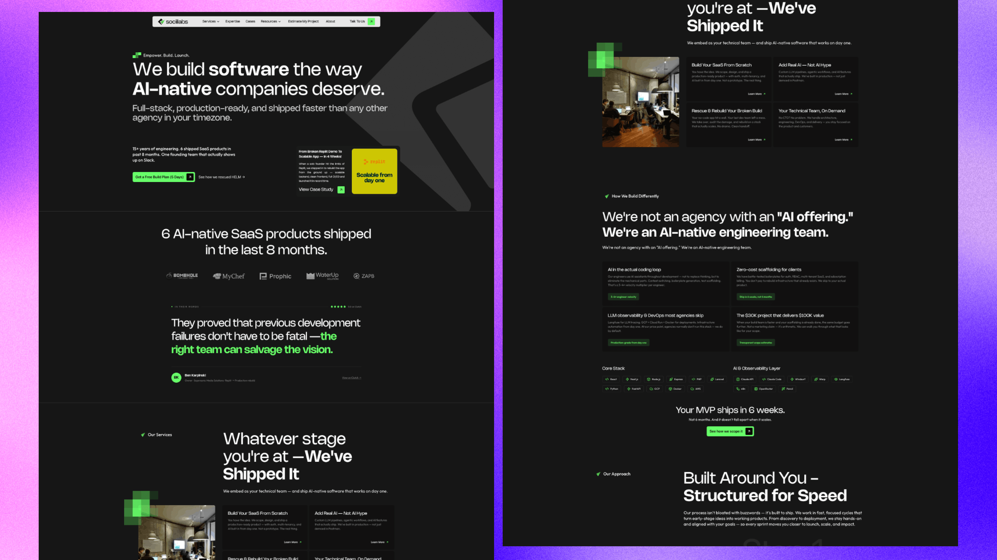 Sociilabs Landing Page